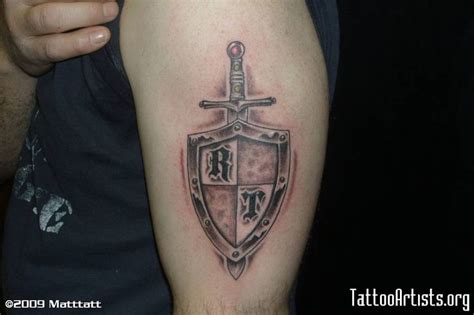 25 Best Sword And Shield Tattoo Images On Pinterest Shield Tattoo