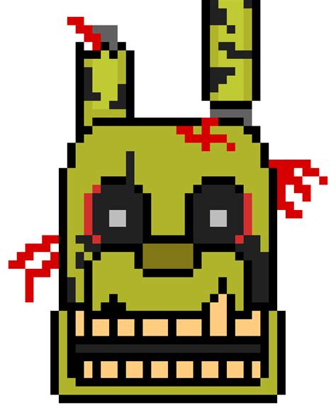 springtrap pixel art LOL : fivenightsatfreddys