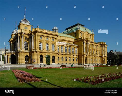 CROATIAN NATIONAL THEATRE ZAGREB CROATIA Stock Photo Alamy