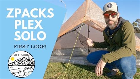 Zpacks Plex Solo First Look Lightest Tent In The World YouTube