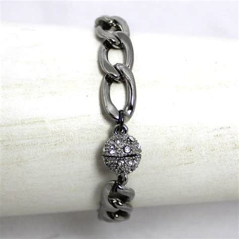 Large Flat Chain Silver Toned Bracelet - Ella Designs Jewelry