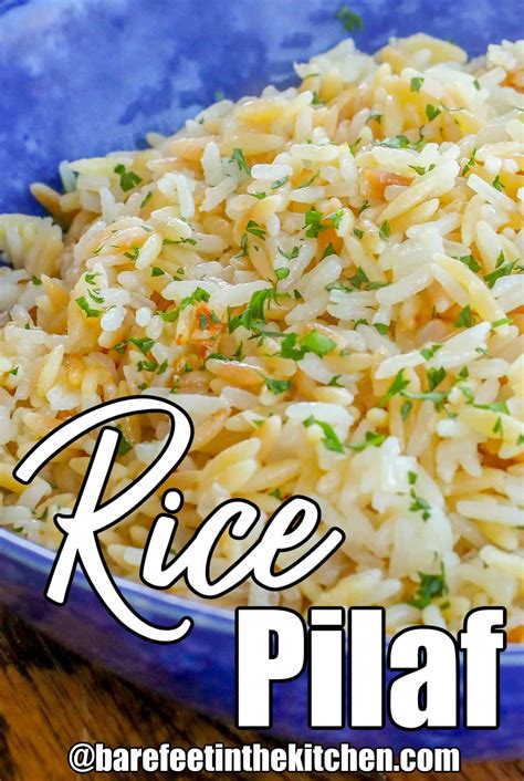 Easy Rice Pilaf - Barefeet in the Kitchen