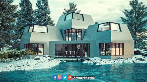 Modern Lake House Twinmotion Modern Lake House Lake House