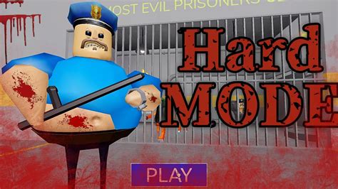 Roblox Barrys Prison Run Hard Mode Walkthrough Full Game Obby