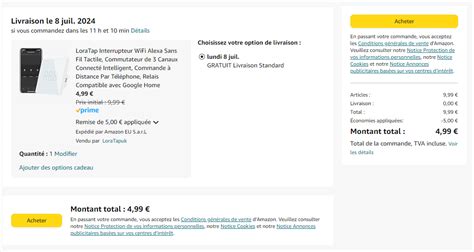 LoraTap l interrupteur Wi Fi 3 voies à 5 seulement Les Alexiens