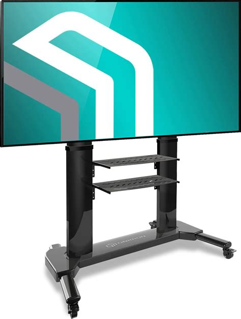 Tavr Rolling Swivel Television Stand Mount