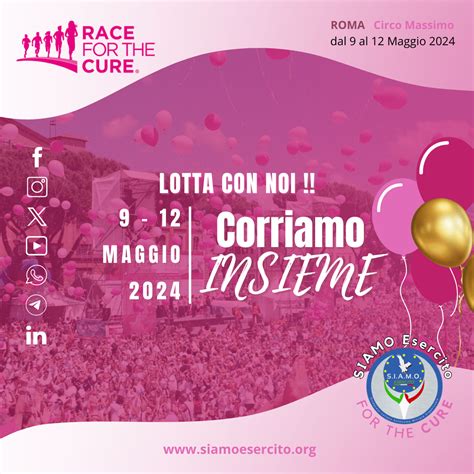 Il Siamo Esercito Partecipa Alla Race For The Cure S I A M O Esercito