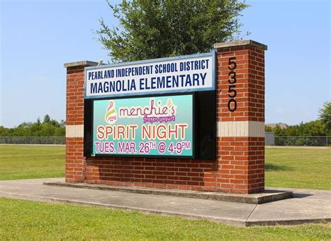 Magnolia Elementary School, Pearland ISD - LED Partners Digital Displays