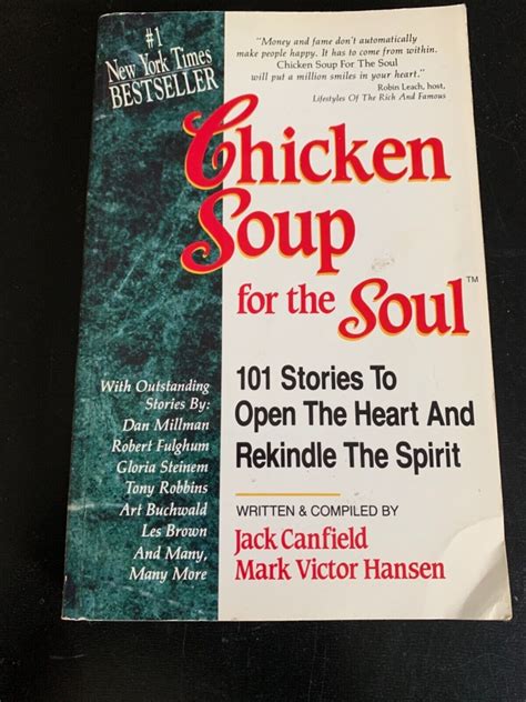 Chicken Soup For The Soul By Jack Canfield 1993 Paperback 101 Short Stories 9781558742628 Ebay