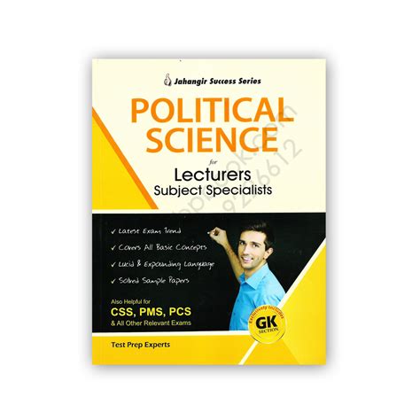 Political Science For Lecturers Subject Specialist Jahangir Books