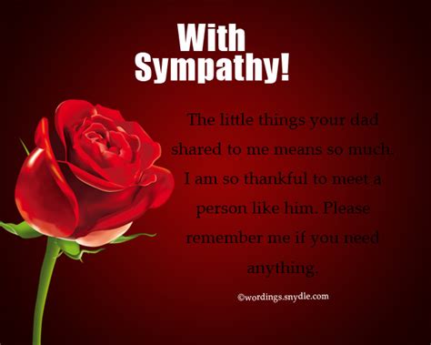 Sympathy Messages for Loss of Father - Wordings and Messages