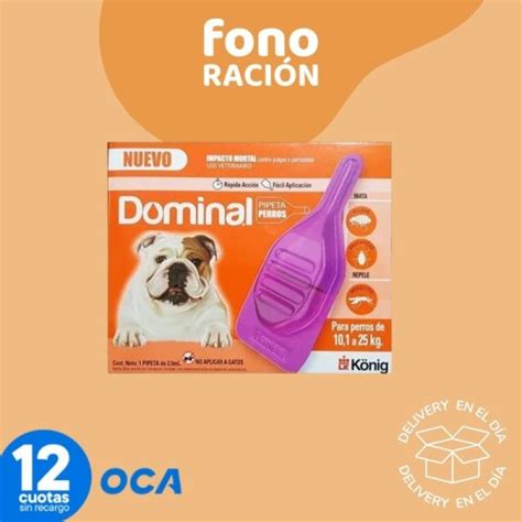 Pipeta Dominal Perro 10 kg a 25 kg Fonoración