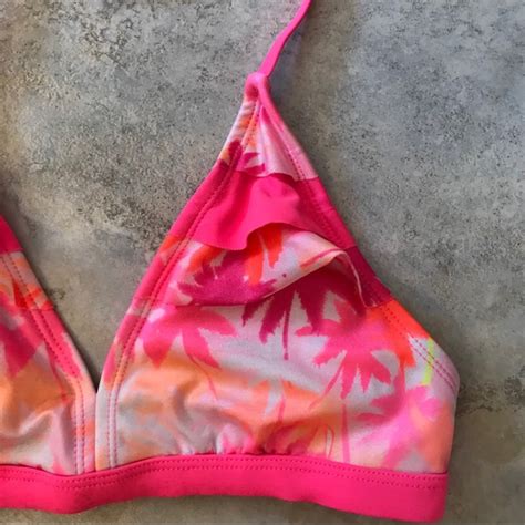 Justice Swim Justice Girls Bikini Swim Top Padded Pink Poshmark