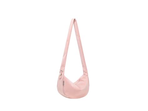 Carlyn Babe M In Artificial Leather With Silver Hardware Blossom Pink Matt