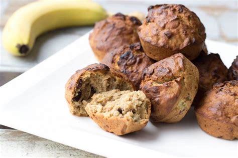 Vegan Bananenmuffins Met Chocolade Living The Green Life