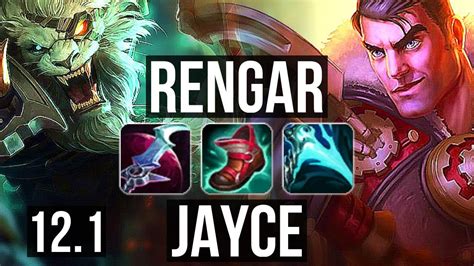 Rengar Vs Jayce Top 8 0 2 3 2m Mastery 8 Solo Kills 700 Games