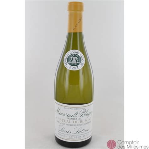 Meursault 1er Cru 2007 Chateau De Blagny Louis Latour Prix