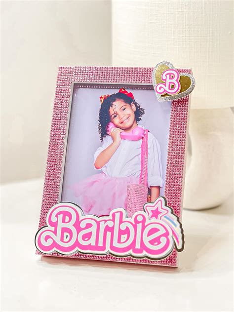 Barbie Picture Frame Photo Dreamland Collection Decorative Pink