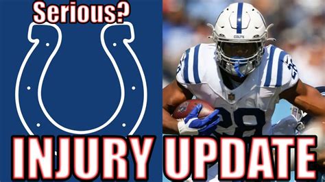 🤕colts Rb Jonathan Taylor Injury Update Indianapolis Colts Youtube