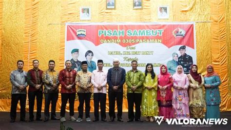 Pisah Sambut Dandim Pasaman Ini Kesan Dan Pesan Hamsuardi