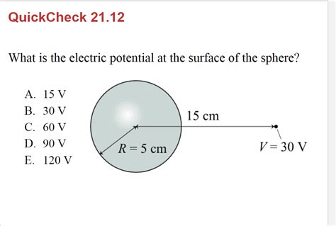 Solved What is the electric potential at the surface of the | Chegg.com