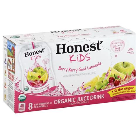 Honest Kids Juice Drink, Organic, Berry Berry Good Lemonade | Publix ...