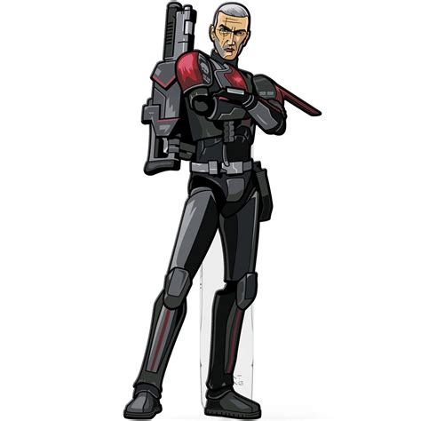 Star Wars: The Bad Batch Crosshair No Helmet FiGPiN Classic 3-Inch ...