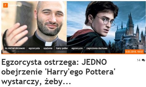 W Serii O Harrym Potterze Nie Ma Nic Niezgodnego Z Wiar Katolick A