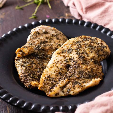how long to air fry thin chicken breasts