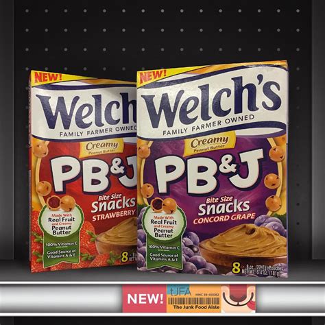 Welch's PB&J Bite Size Snacks - The Junk Food Aisle