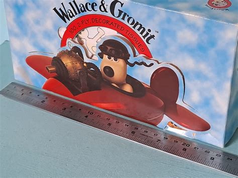 Official Original Wallace And Gromit Box Of Man Size Tissues Etsy