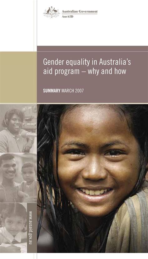 Gender Equality In Australia S Aid Program Why And How AusAID