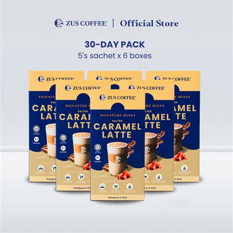 Zus Signature Mixes Coffee Salted Caramel Latte S Shopee Malaysia