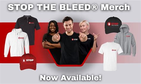 The New Stop The Bleed Merch Store Launches Today Stop The Bleed