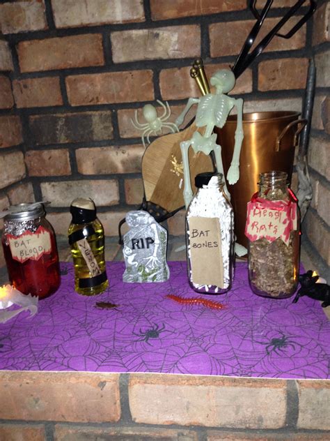 Scary Halloween Lab Of Potions Scene For Our Haunted House Scary Halloween Haunted House