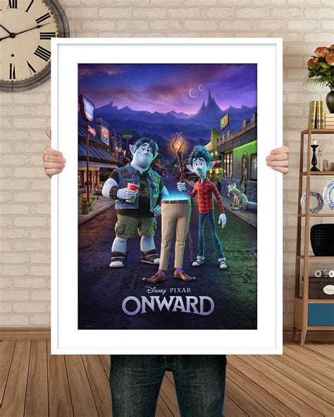 Onward Animated Movie Poster 2020 Movie Art Print 24x36 | Etsy