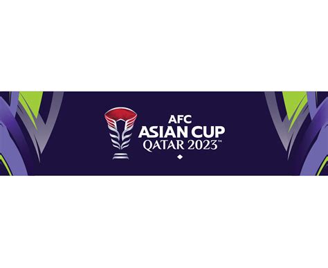 AFC Asian Cup Qatar 2023 Logo Asia Football Symbol Design Abstract ...