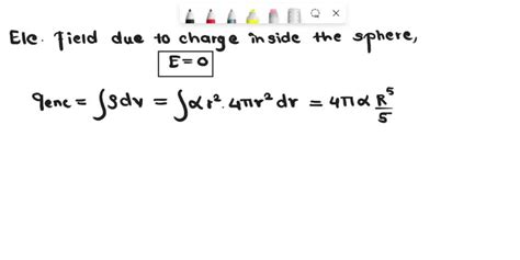 Solved Charge Is Distributed Throughout A Spherical Volume Of Radius R