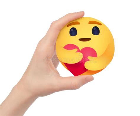 New Facebook Like Button Empathetic Emoji Reactions Editorial Stock