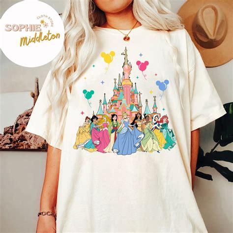 Retro Disney Princess Shirt, Princess Shirt, Disney Balloon Shirt ...