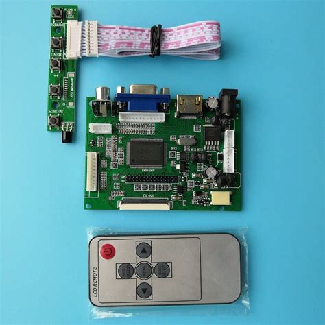 HDMI VGA 2AV 50PIN TTL LVDS Controller Board Kit For LCD AT070TN92