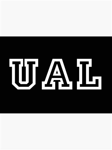 "UAL Logo" Poster for Sale by FabienGlasse | Redbubble