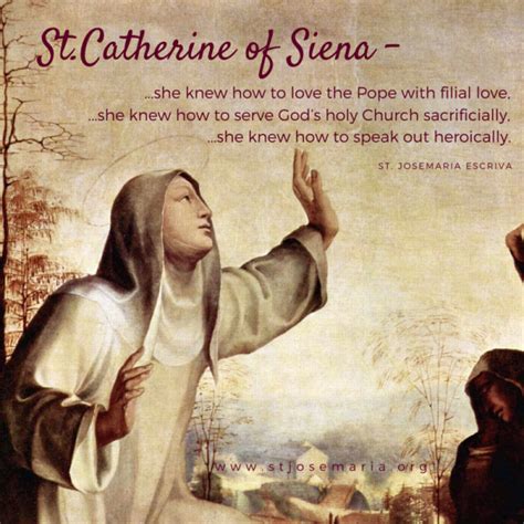 The Feast of St. Catherine of Siena (April 29th)