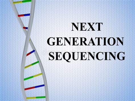 Ngs Next Generation Sequencing Concept Stock Illustration