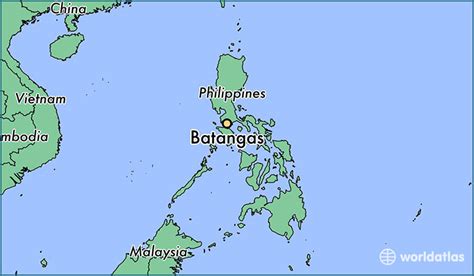 Batangas In Philippine Map