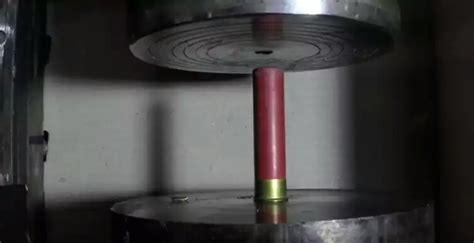 Watch What Happens When A Hydraulic Press Pulverizes Live Ammo American Military News