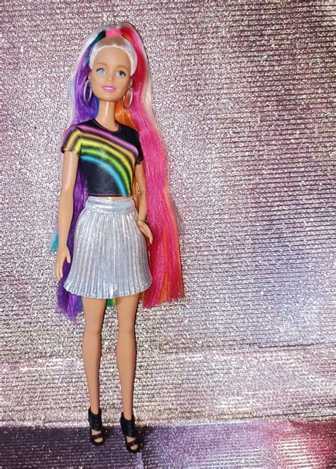 Barbie Rainbow Sparkle Hair Doll Hobbies And Toys Toys And Games On Carousell