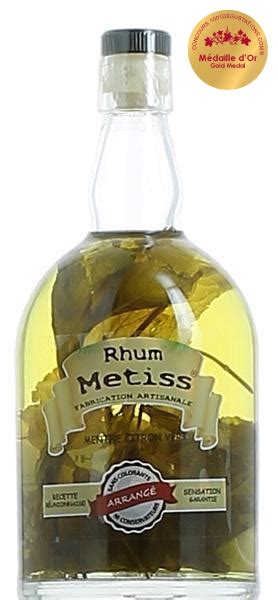 Reuni Rhum Rhum Metiss Menthe Citron Vert 40° Punch Autre Punchs And Cocktails Lavis De