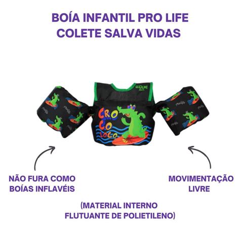 Boia de Braço e Peito Infantil Bebê Colete Salva Vidas Crianças 0 A 7