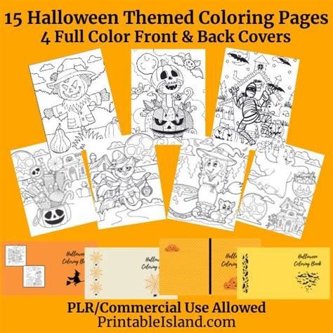 Halloween Themed Pack Printable Island